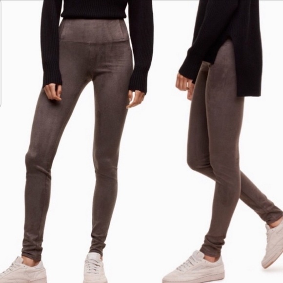 ARITZIA Wilfred Free Daria Pant Faux Suede size S